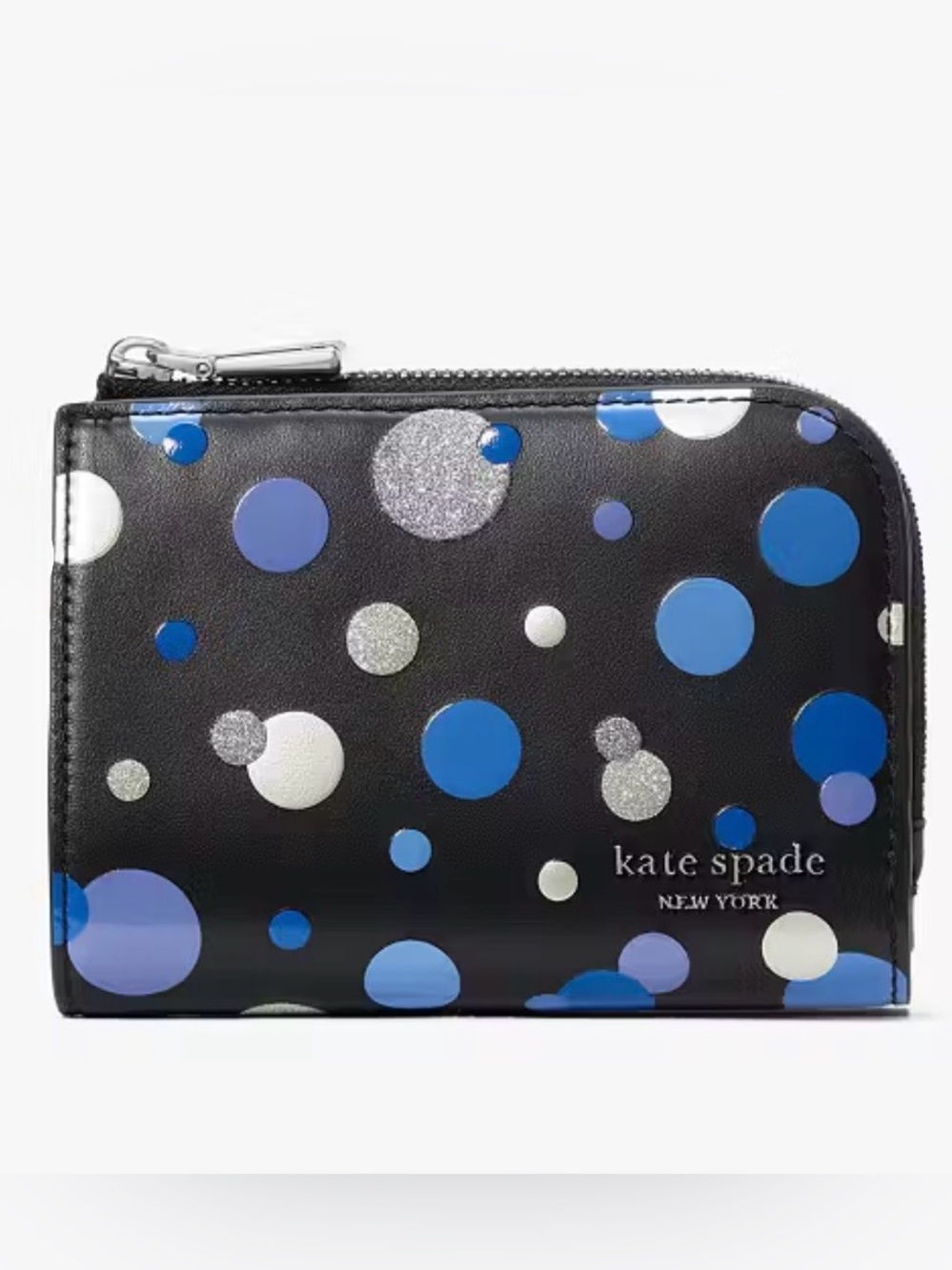 kate spade Devin Space Dot Small Compact Wallet